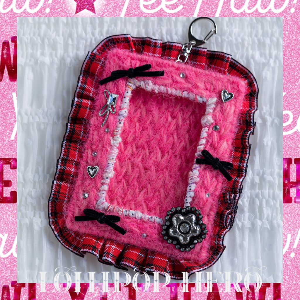 毛糸&キラキラってサイコーじゃない?新作トレカケース①