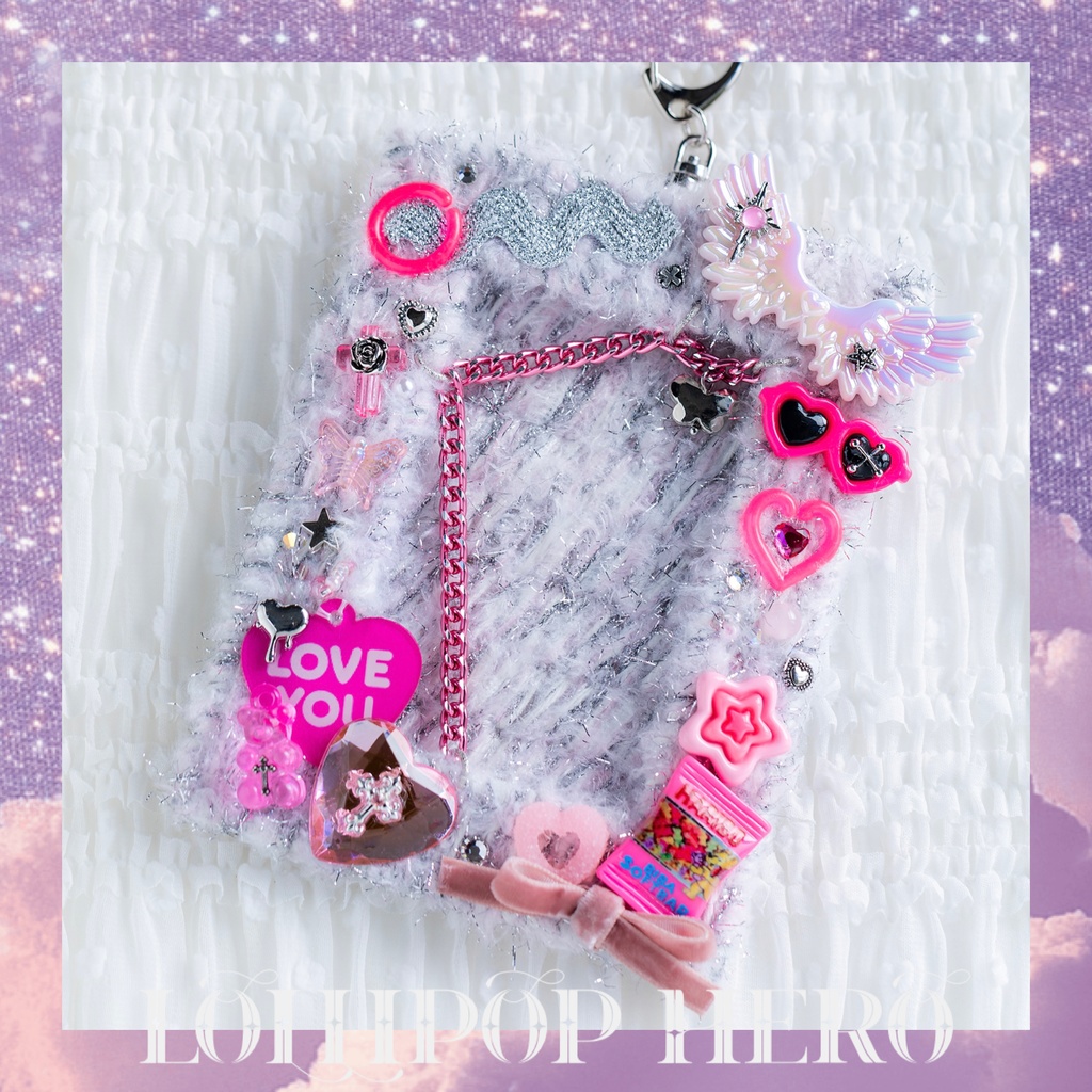 毛糸&キラキラってサイコーじゃない?新作トレカケース②