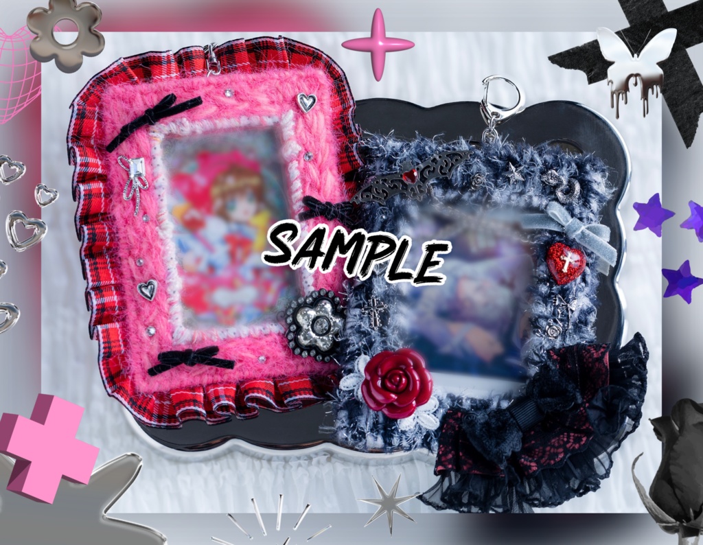 毛糸&キラキラってサイコーじゃない?新作トレカケース②