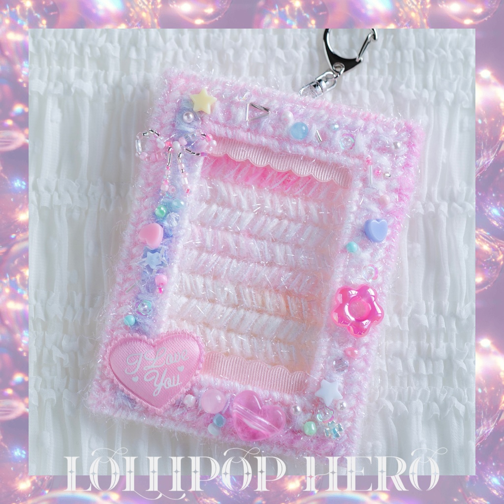 毛糸&キラキラってサイコーじゃない?新作トレカケース②