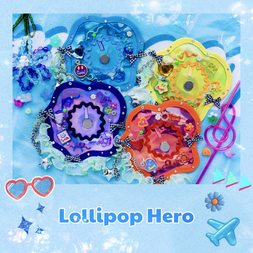 レトロPOPロゼット(各班カラー)