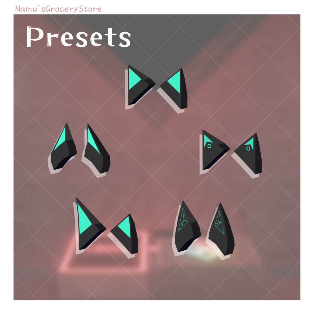 【無料】 Byteスタイルの耳 【ToNSaveManagerOSC対応】【MA対応】