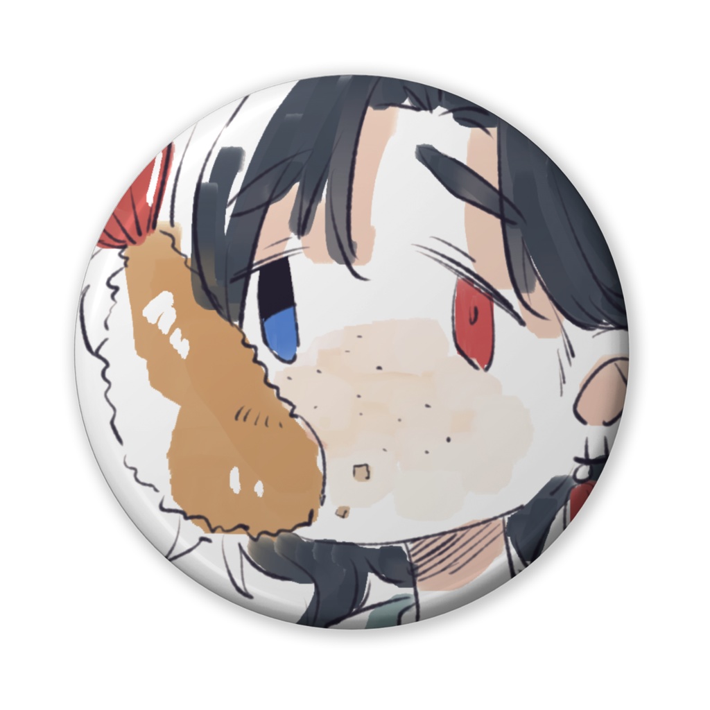 えびふりゃ缶バッジ