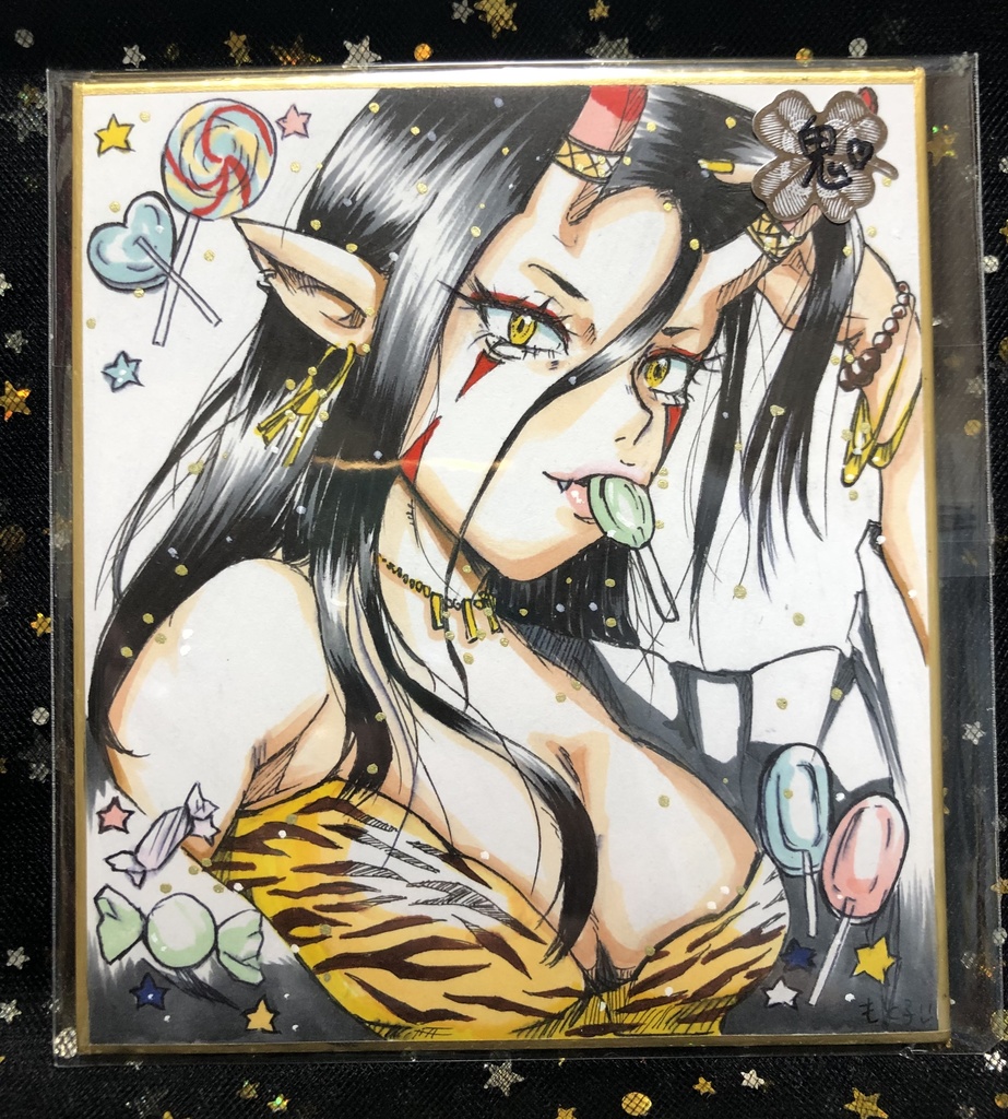 ミニ色紙イラスト