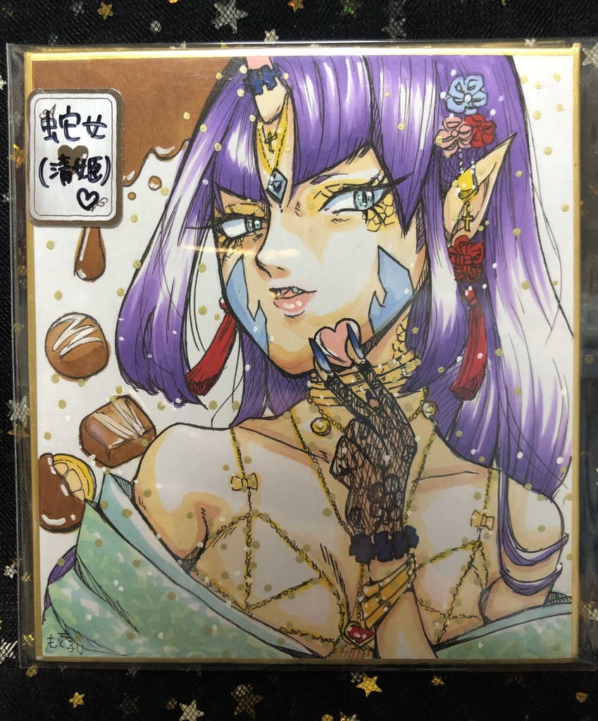 ミニ色紙イラスト