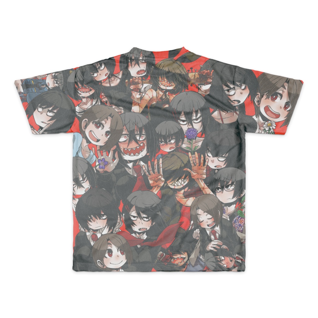 ASFフルグラTシャツ。M