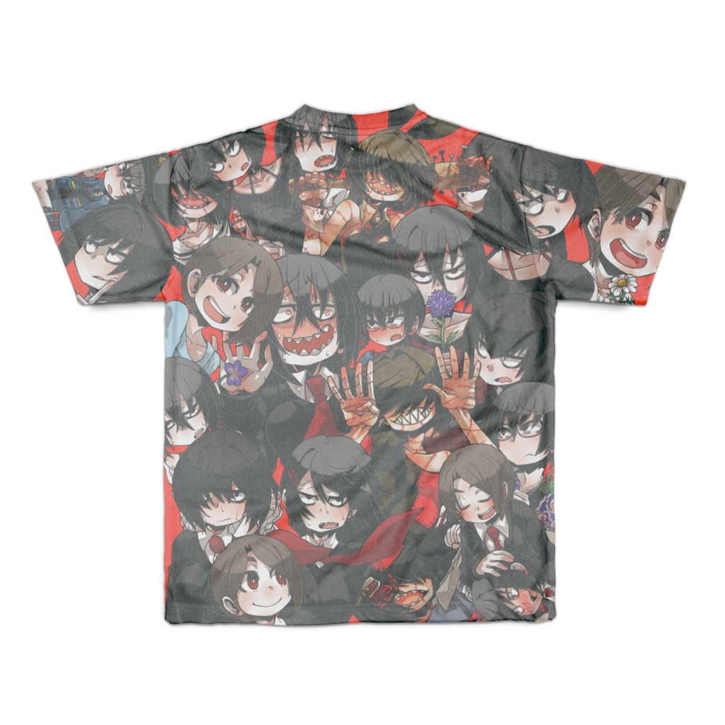 ASFフルグラTシャツ。S