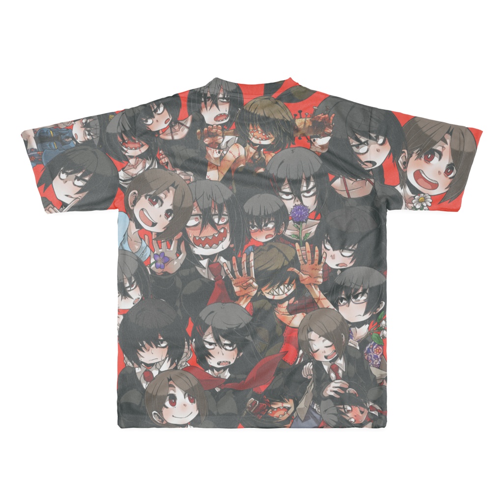 ASFフルグラTシャツ。L