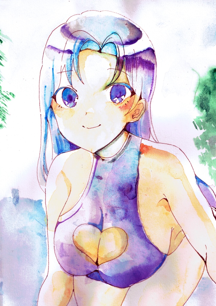 アナログ原画　A4　あなたにちょっと大胆に
