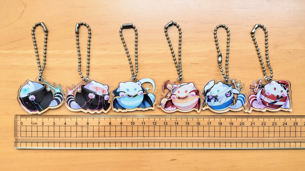 【受注生産】もちゅぶきアクリルキーホルダー 全6種