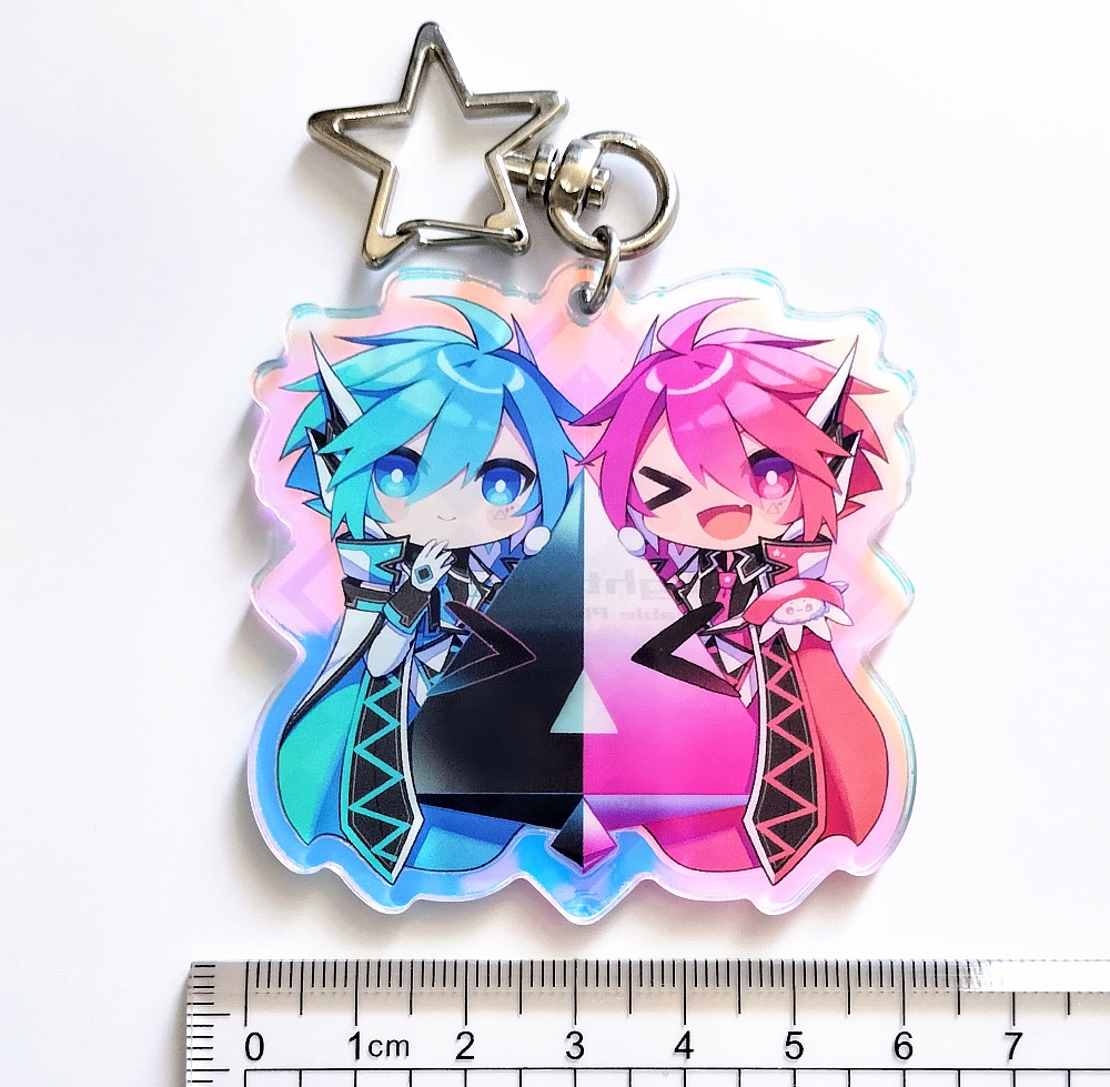 【数量限定】つまつまぶきオーロラアクリルキーホルダー