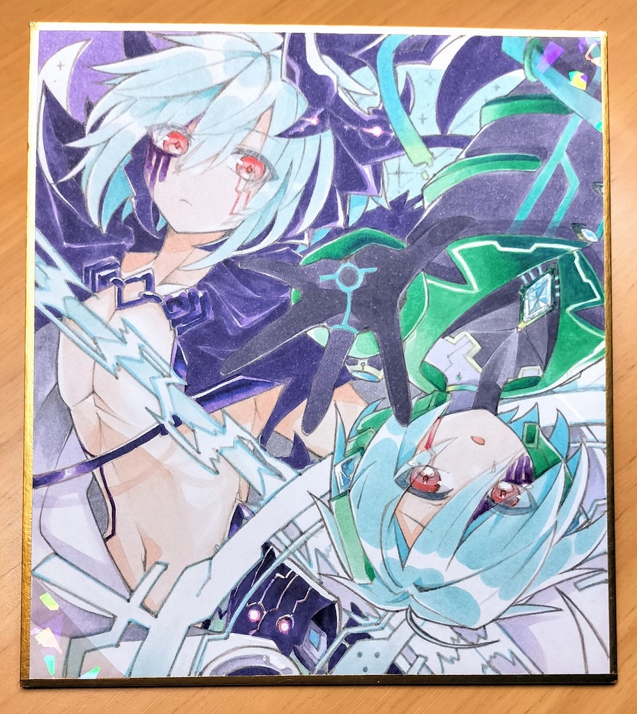 【1点もの】AI嬬武器色紙