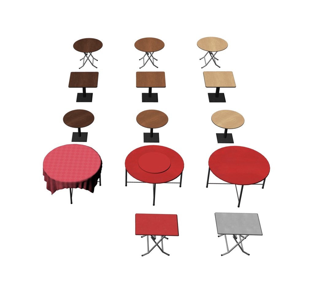 テーブルセット_Tables Set