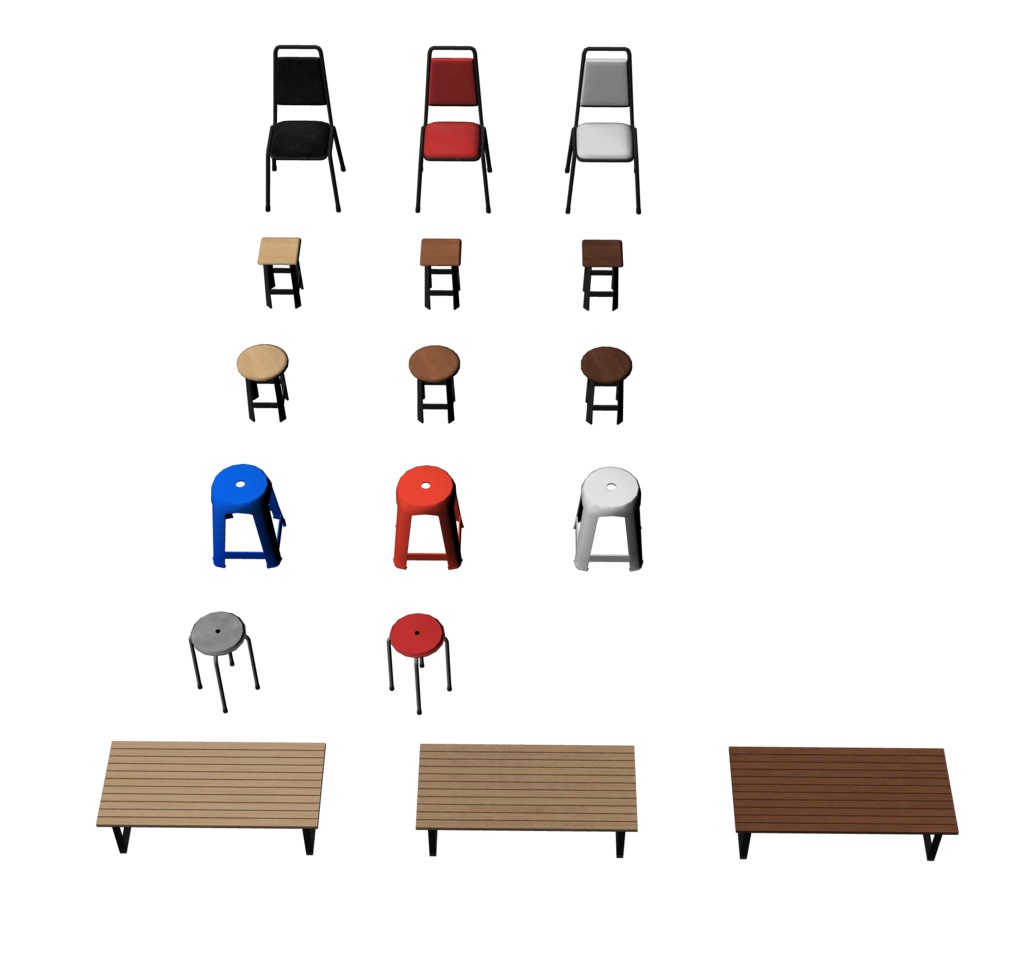 椅子セット_Chairs Set
