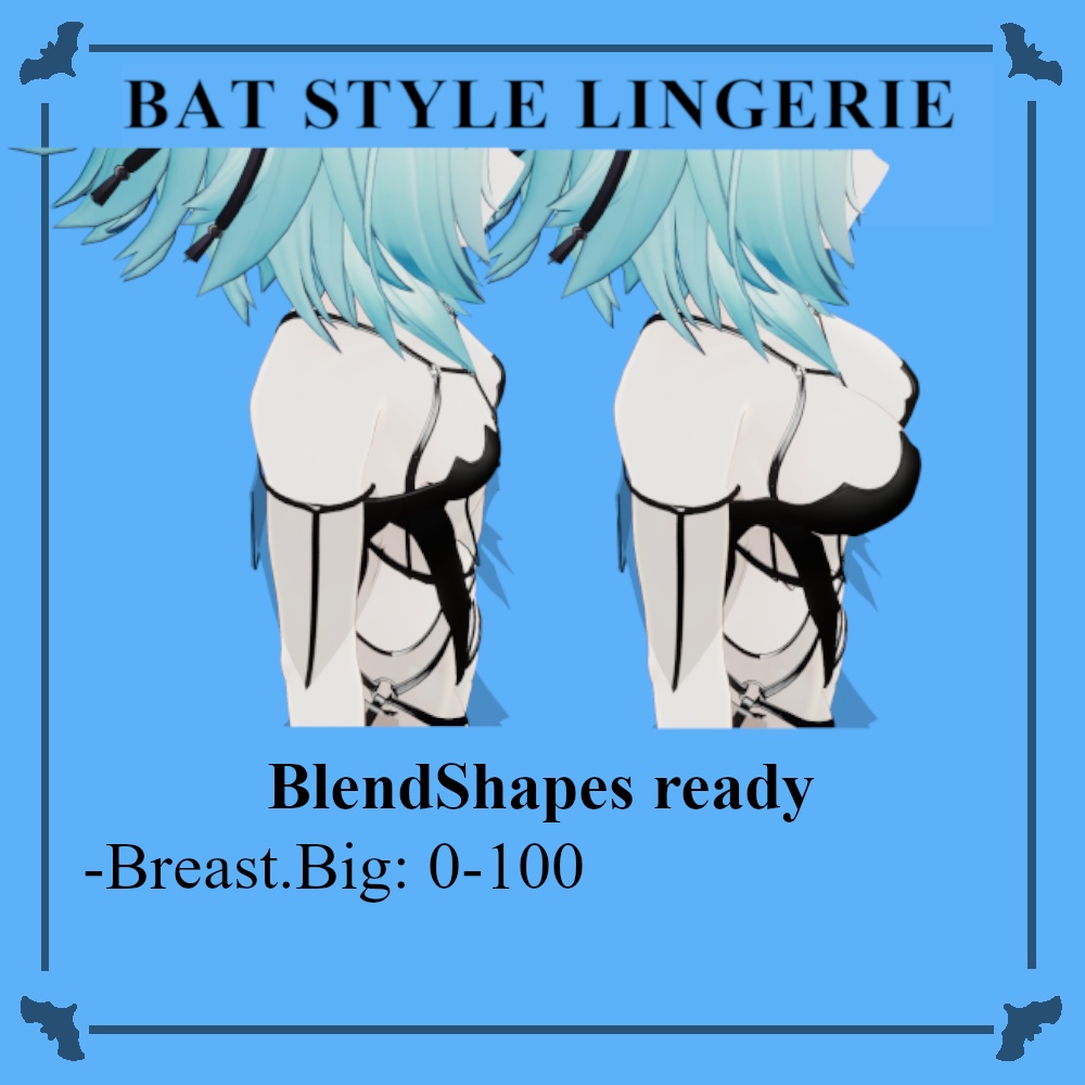 Rindo 【リンド専用】バットランジェリービキニ – Bat Lingerie Bikini