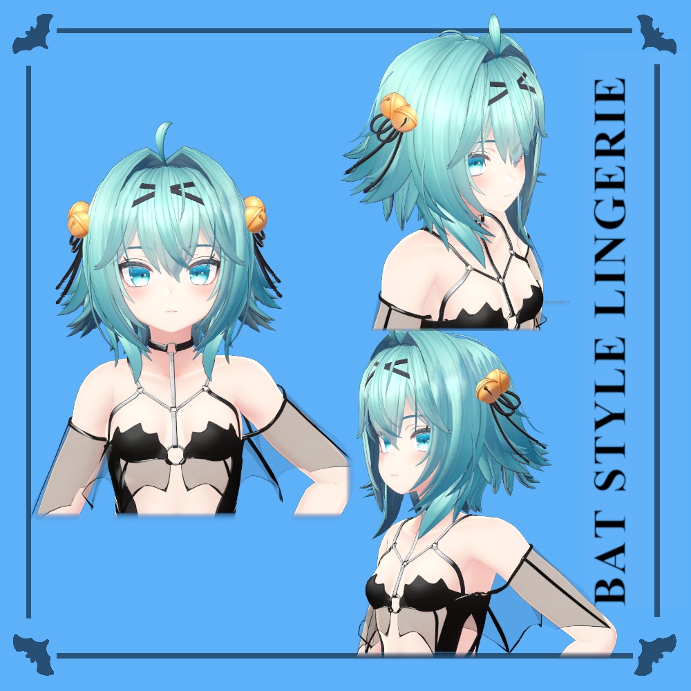 Rindo 【リンド専用】バットランジェリービキニ – Bat Lingerie Bikini