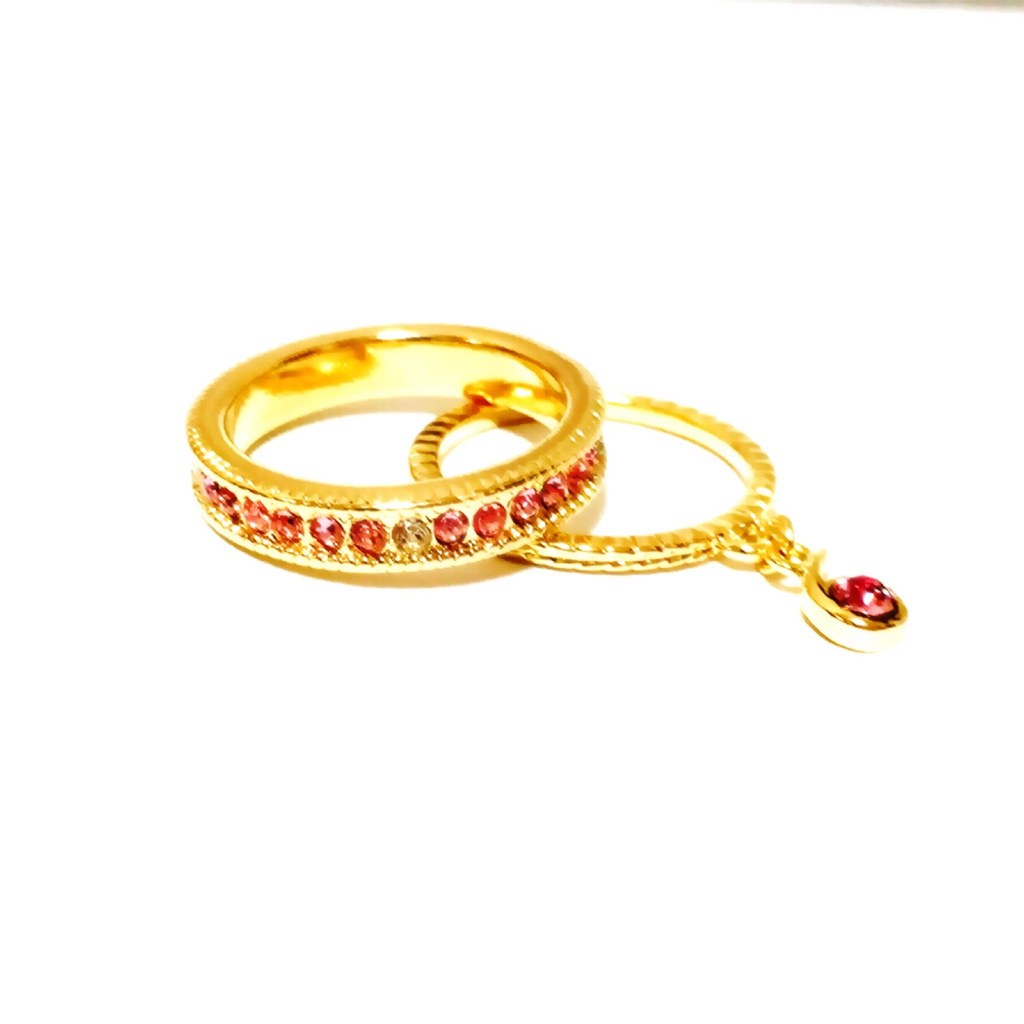 推し松2連リング