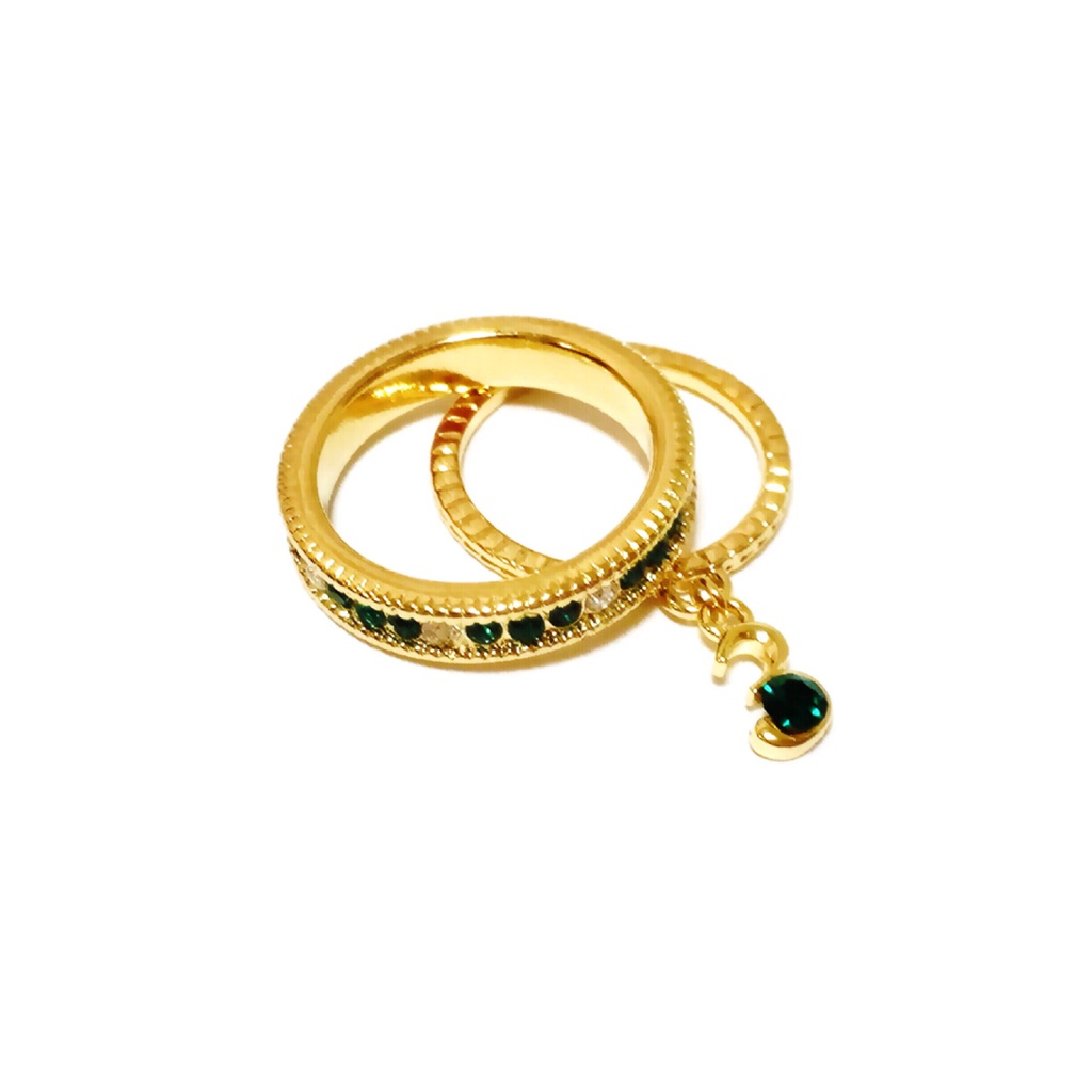 推し松2連リング