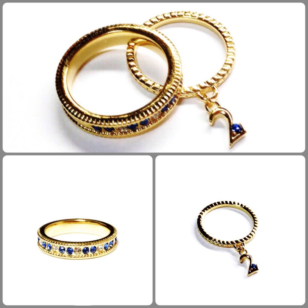 推し松2連リング