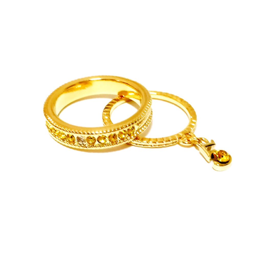 推し松2連リング