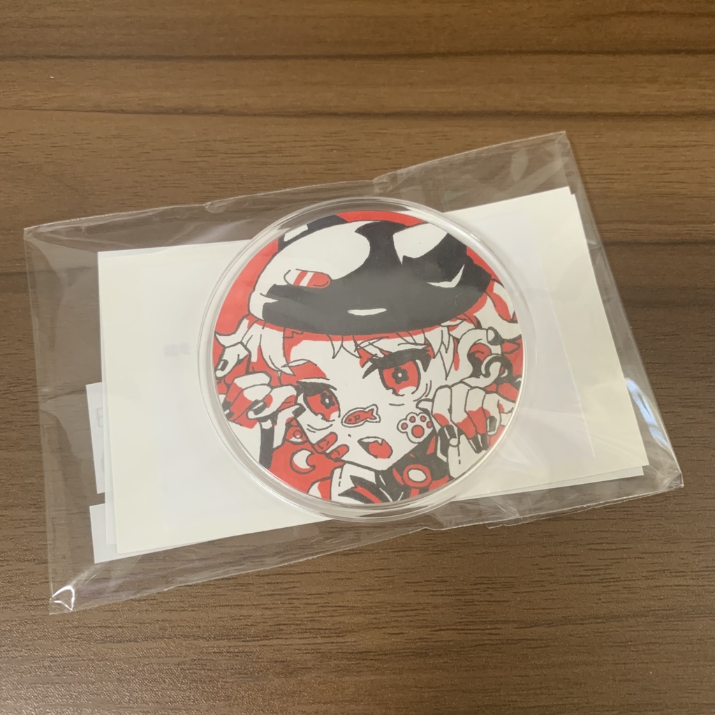 【原画変更しました】原画バッジ「ねこしべ」