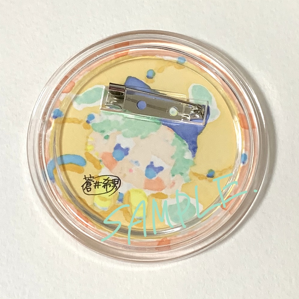 【原画変更しました】原画バッジ「ねこしべ」