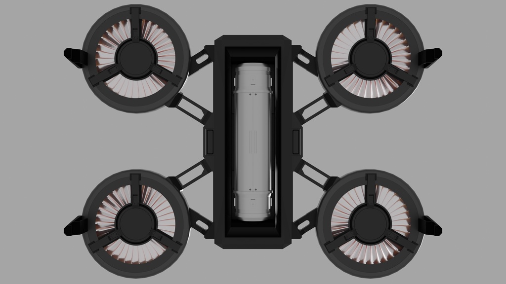 SAUD-J198D カプセル輸送特化型ドローン
