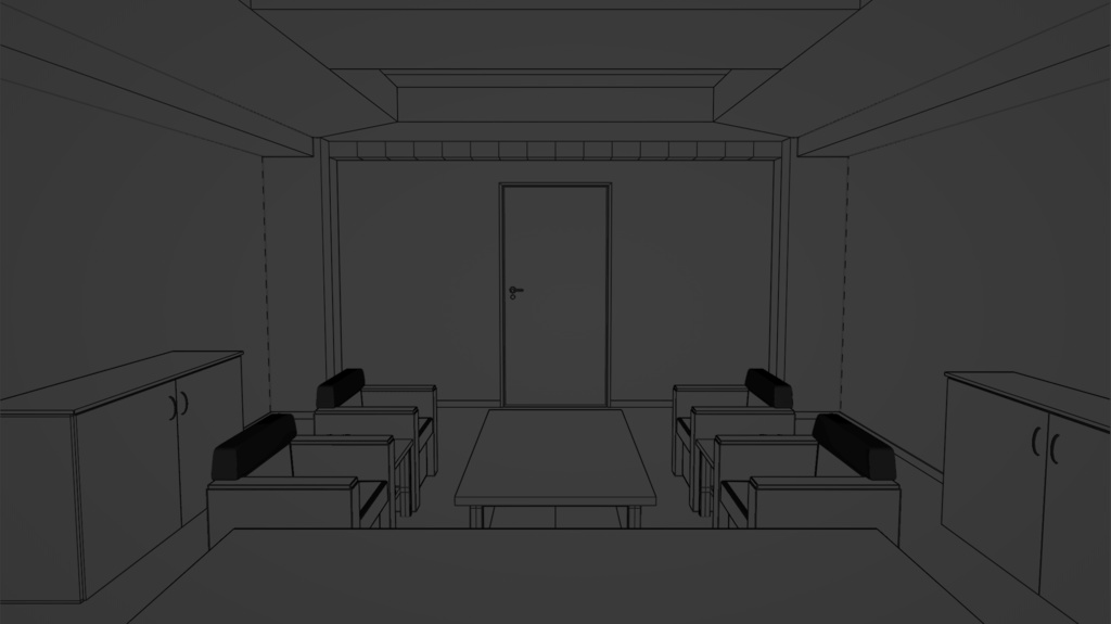 【3D背景】会議室(個室)