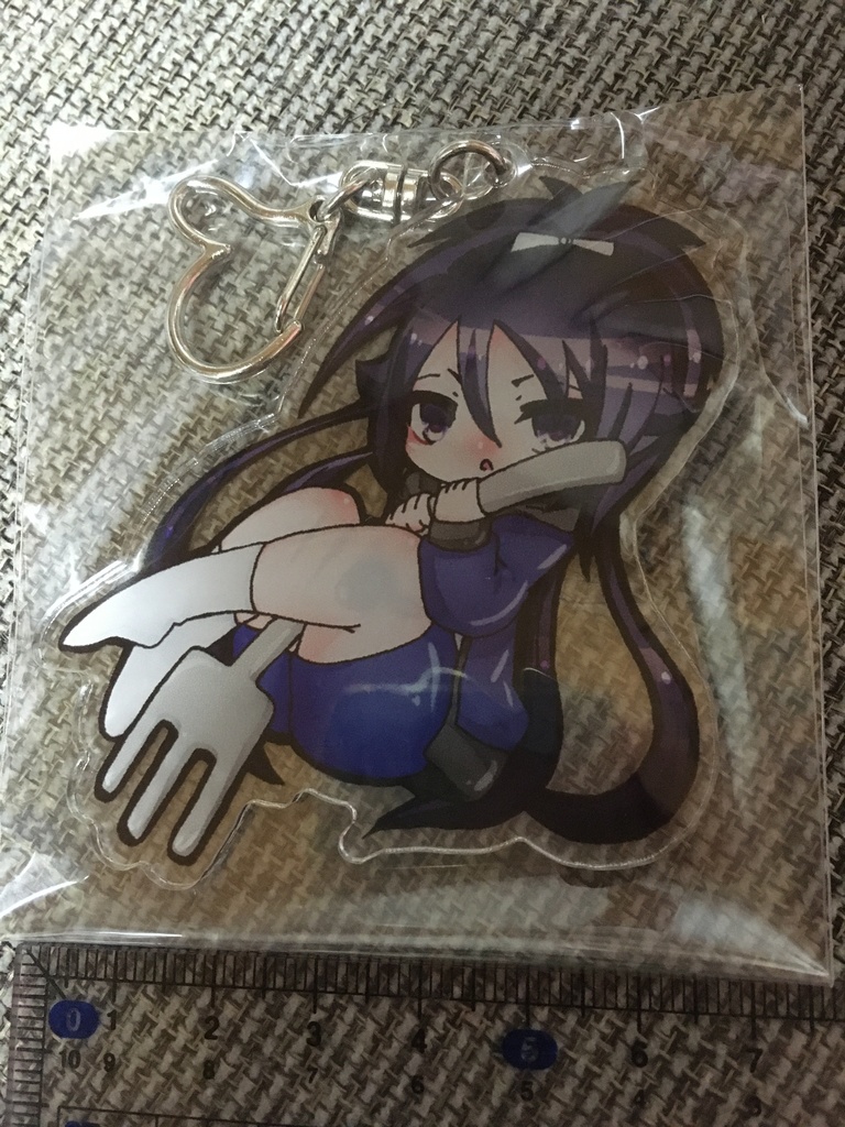 不動アクリルキーホルダー