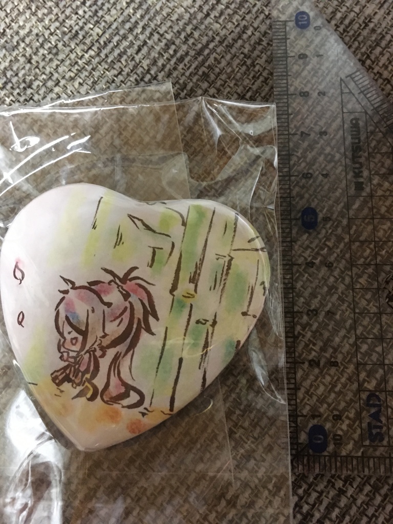 竹藪不動缶バッジ