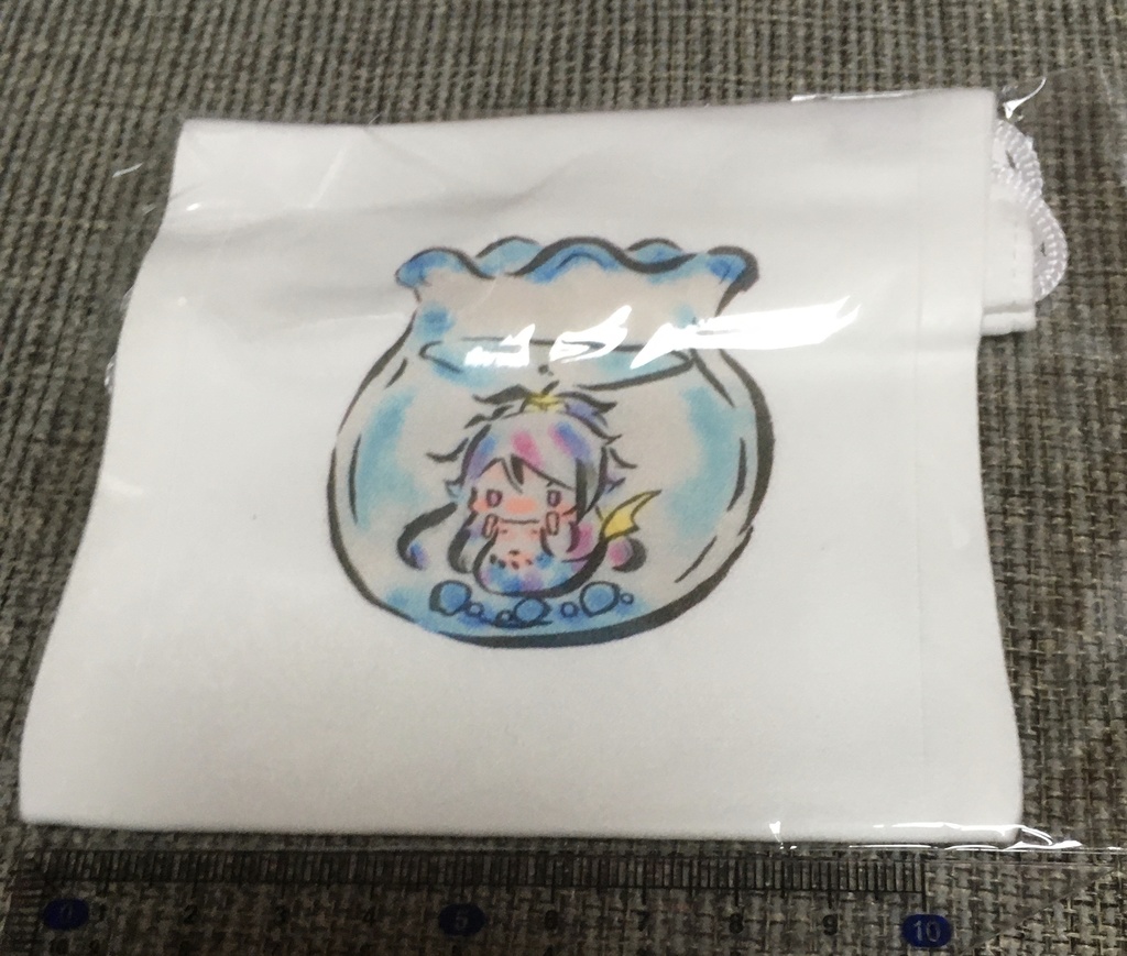 人魚不動巾着