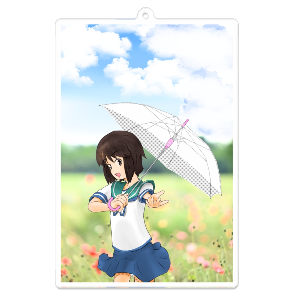 深雪オンリー⁴電子頒布部_傘のキーホルダー
