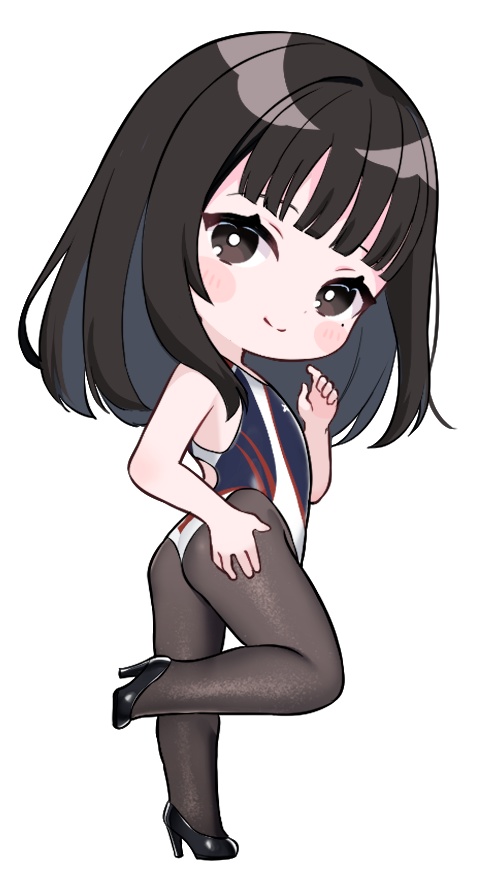 アクリルキーホルダー(競泳タイツちゃん)