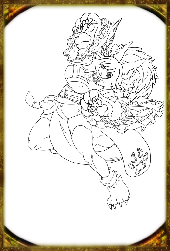 FGOファンアート「タマモキャット」イラスト素材