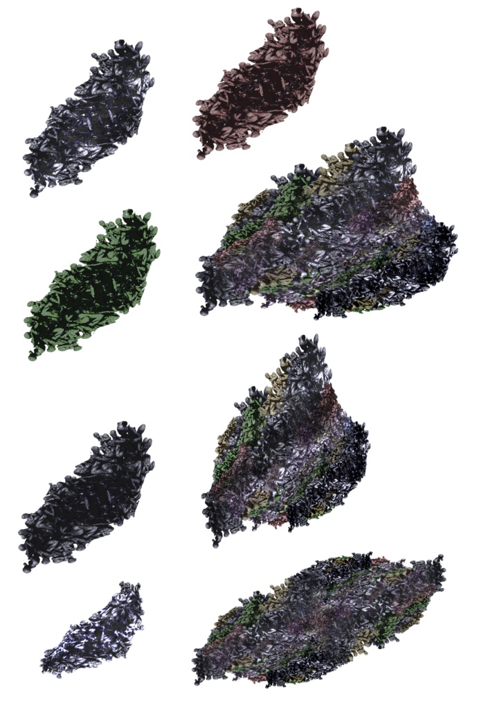 素材模様154 魔人柱デザイン似の小物+背景素材 一括DL可能