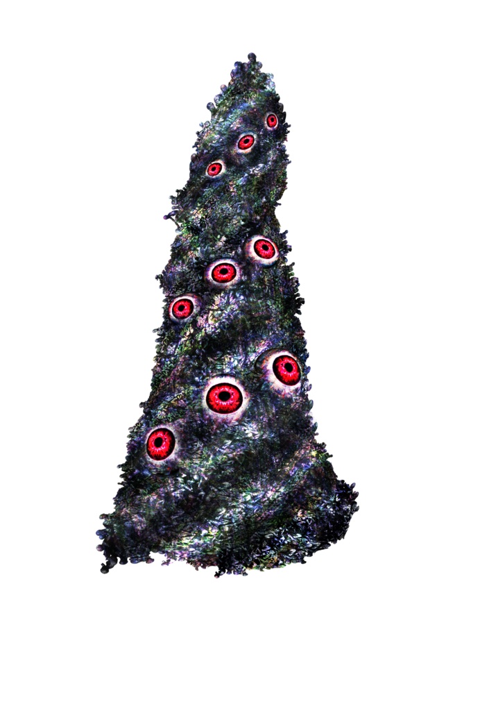 素材模様154 魔人柱デザイン似の小物+背景素材 一括DL可能