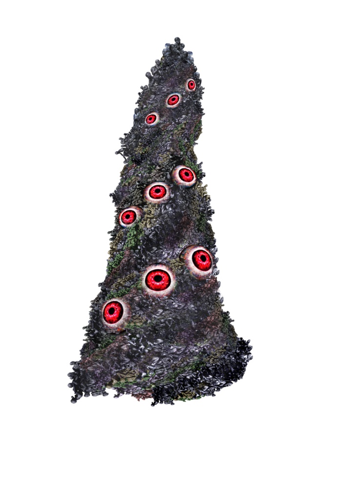 素材模様154 魔人柱デザイン似の小物+背景素材 一括DL可能