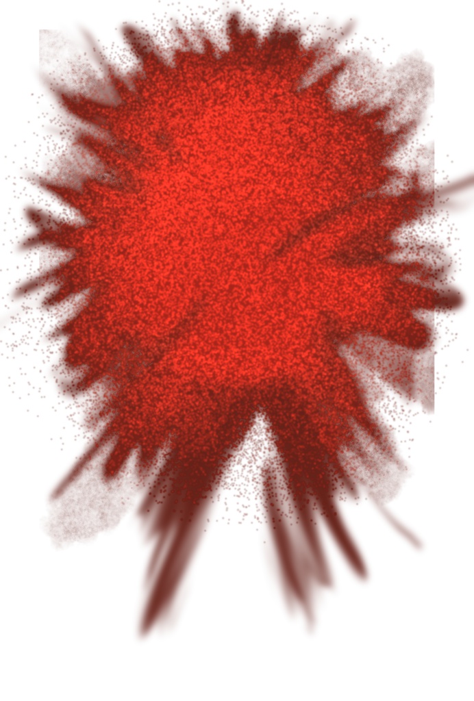 素材模様 157 集中線(虹色)・血痕・テクスチャ素材 一括DL可能