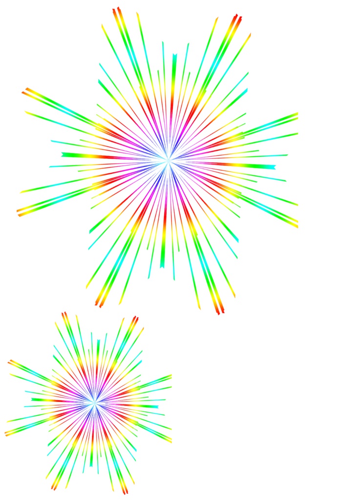 素材模様 157 集中線(虹色)・血痕・テクスチャ素材 一括DL可能