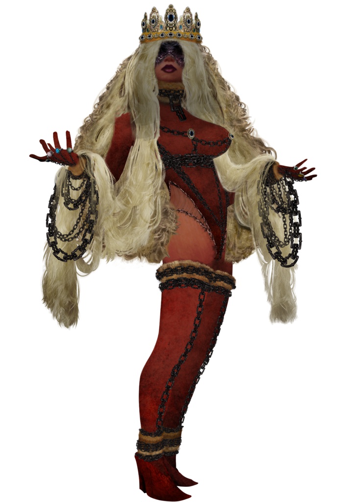 デリバリーコンテストイラスト「宝石の紅い女と拳の男」 一括DL可