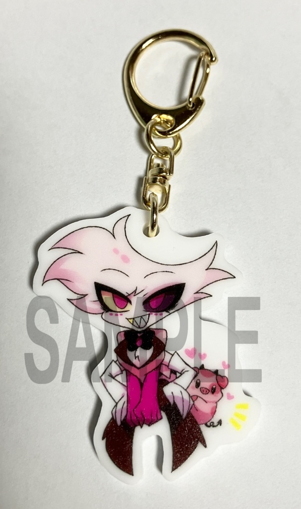 両面アクキー【Angel Dust】