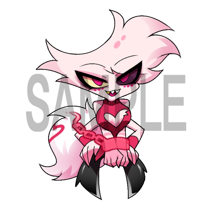 両面アクキー【Angel Dust】