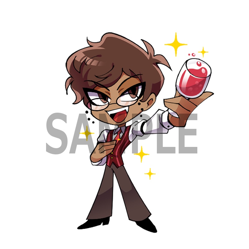 両面アクキー【アラスター】ver2