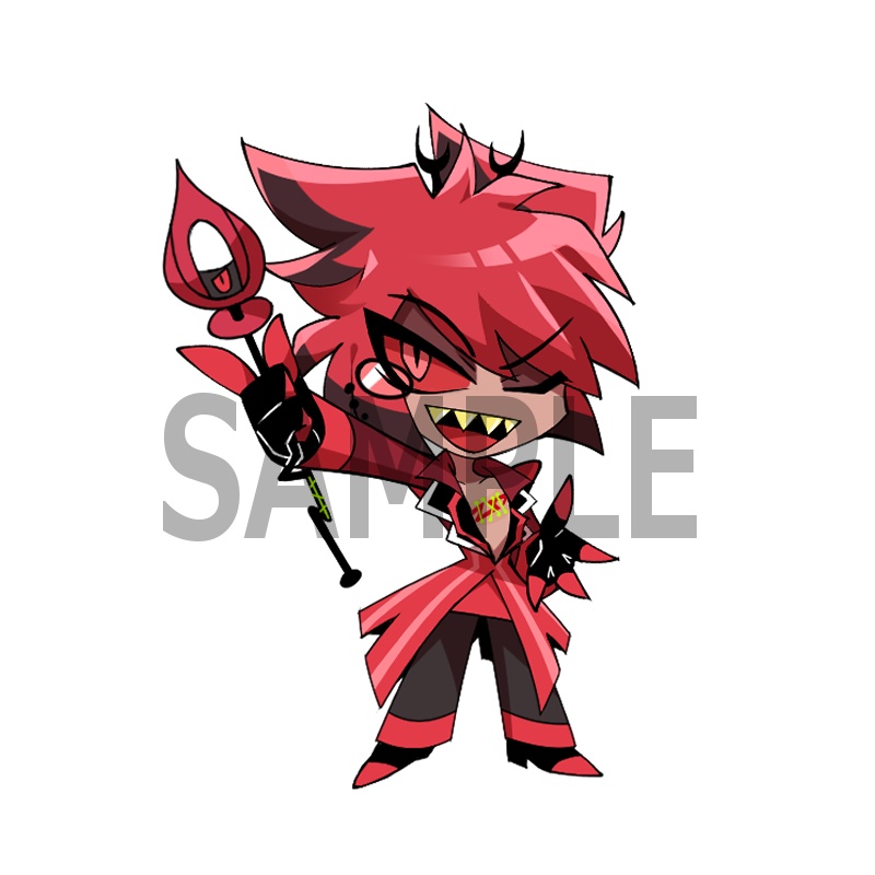 両面アクキー【アラスター】ver2