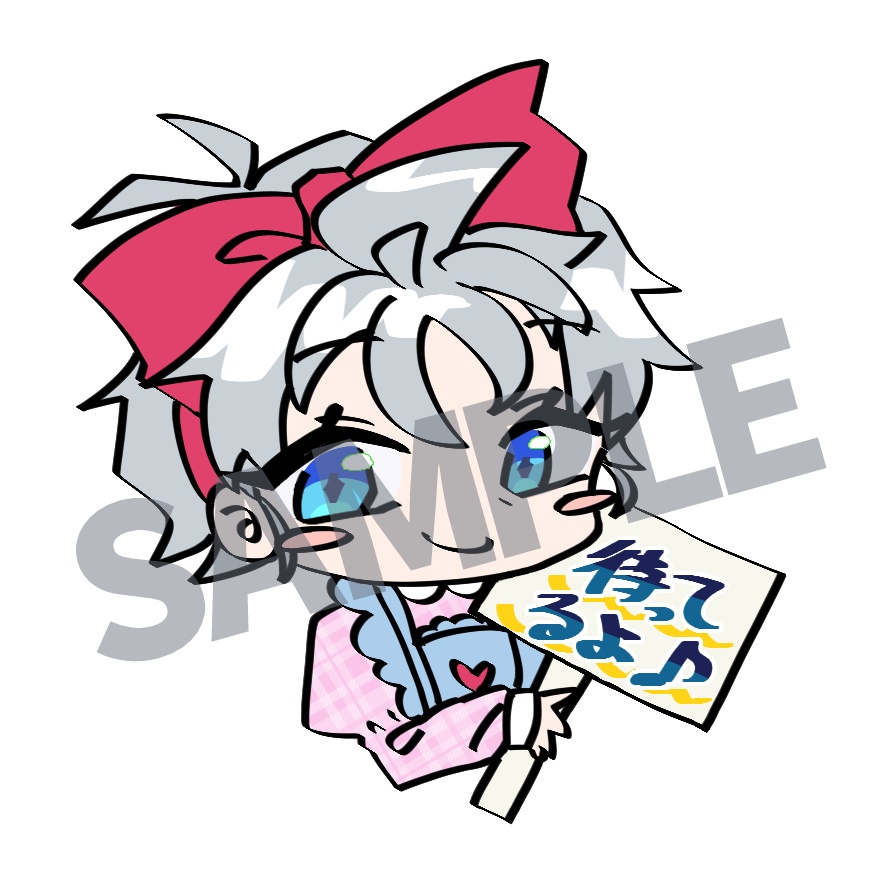 【ステッカー】プレスリリリリース!スタンプ風ステッカーセット(6枚入)