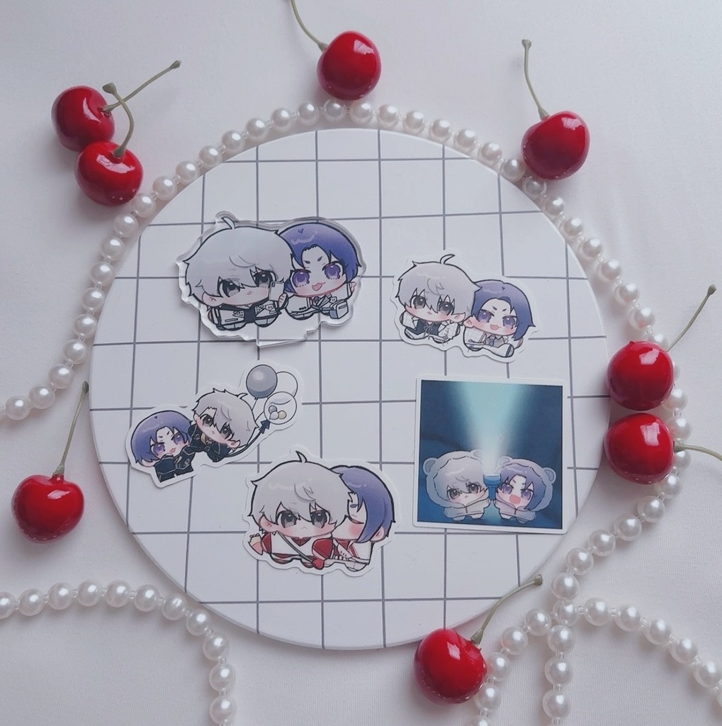 ステッカー&おでかけナレちゃんアクスタセット