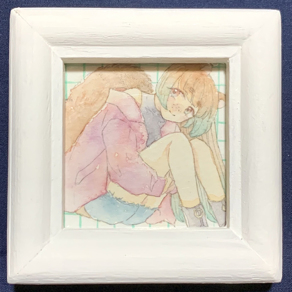 【ミニ原画】たぬきちゃん