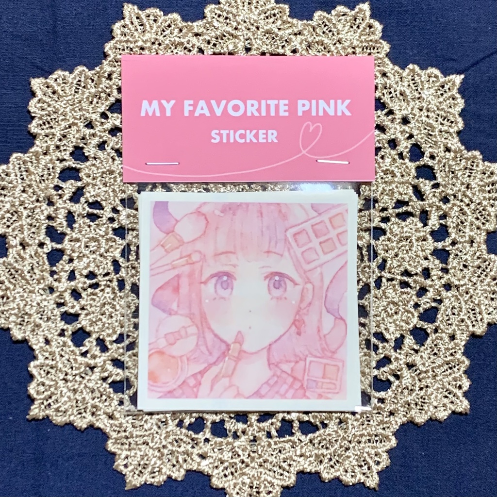 【シールセット】MY FAVORITE  PINK ステッカー