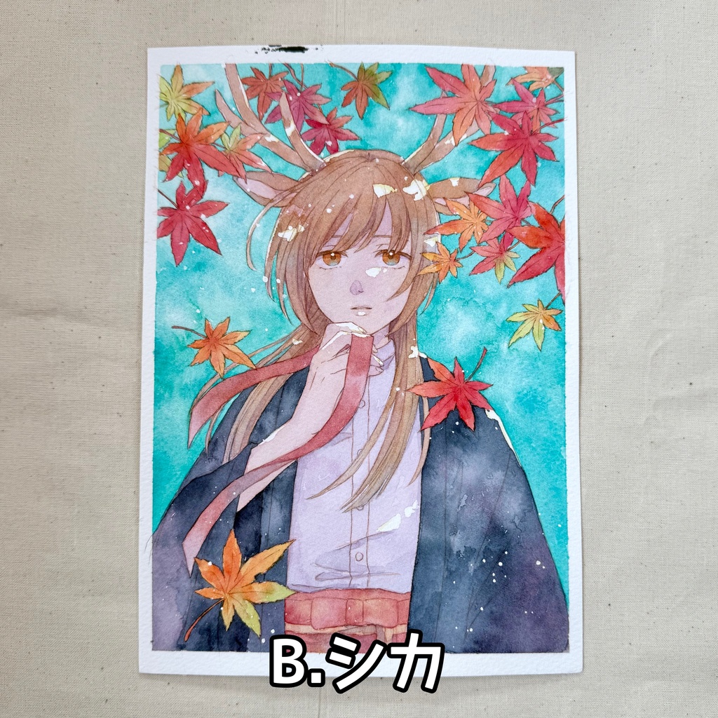 【水彩原画】どうぶつシリーズ②