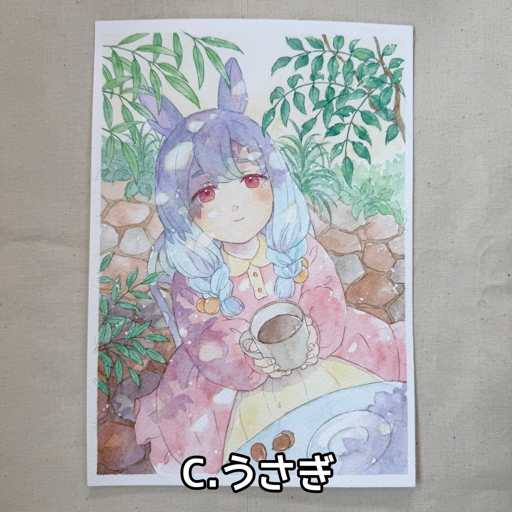 【水彩原画】どうぶつシリーズ②